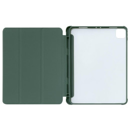 Stovo planšetinio kompiuterio dėklas išmanusis dangtelis iPad 10.2& 39 & 39 2021 su stovo funkcija žalia