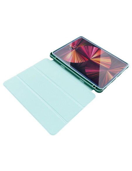 Stovo planšetinio kompiuterio dėklas išmanusis dangtelis iPad 10.2& 39 & 39 2021 su stovo funkcija žalia