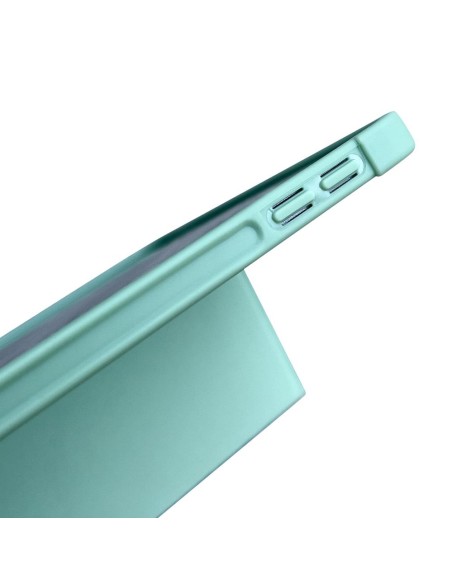 Stovo planšetinio kompiuterio dėklas išmanusis dangtelis iPad 10.2& 39 & 39 2021 su stovo funkcija žalia