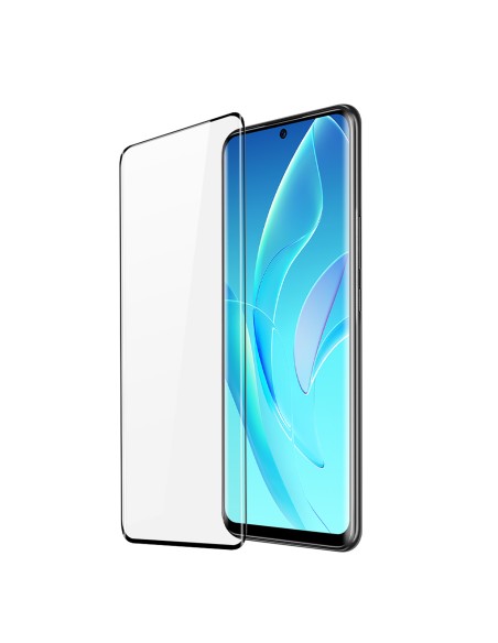 Dux Ducis Curved Glass grūdintas stiklas, skirtas Honor 60 Pro su juodu rėmeliu