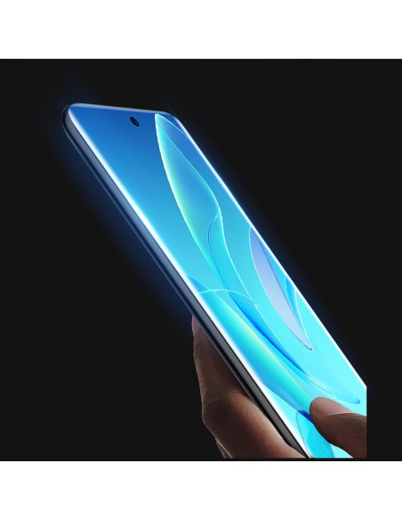 Dux Ducis Curved Glass grūdintas stiklas, skirtas Honor 60 Pro su juodu rėmeliu