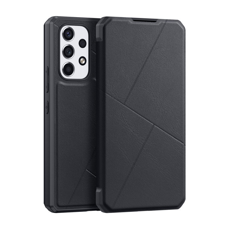 DUX DUCIS Skin X dėklo dėklo dangtelis su atvartu, skirtas Samsung Galaxy A73 juodas DUX DUCIS Skin X dėklo dėklo dangtelis su atvartu, skirtas Samsung Galaxy A73 juodas