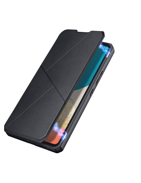 DUX DUCIS Skin X dėklo dėklo dangtelis su atvartu, skirtas Samsung Galaxy A73 juodas DUX DUCIS Skin X dėklo dėklo dangtelis su atvartu, skirtas Samsung Galaxy A73 juodas