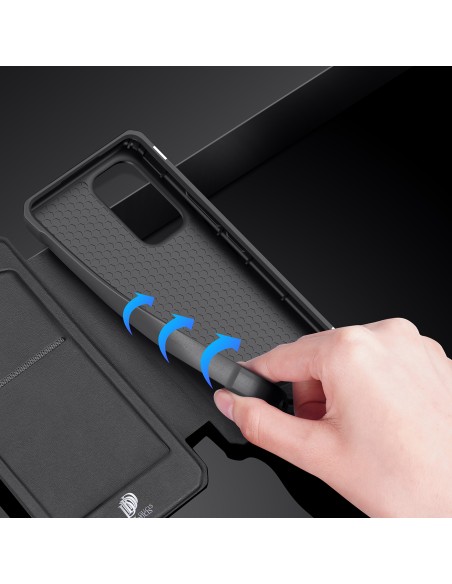 DUX DUCIS Skin X dėklo dėklo dangtelis su atvartu, skirtas Samsung Galaxy A73 juodas DUX DUCIS Skin X dėklo dėklo dangtelis su atvartu, skirtas Samsung Galaxy A73 juodas