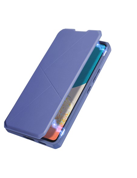 DUX DUCIS Skin X dėklo dėklo dangtelis su atvartu, skirtas Samsung Galaxy A73 mėlynas DUX DUCIS Skin X dėklo dėklo dangtelis su atvartu, skirtas Samsung Galaxy A73 mėlynas