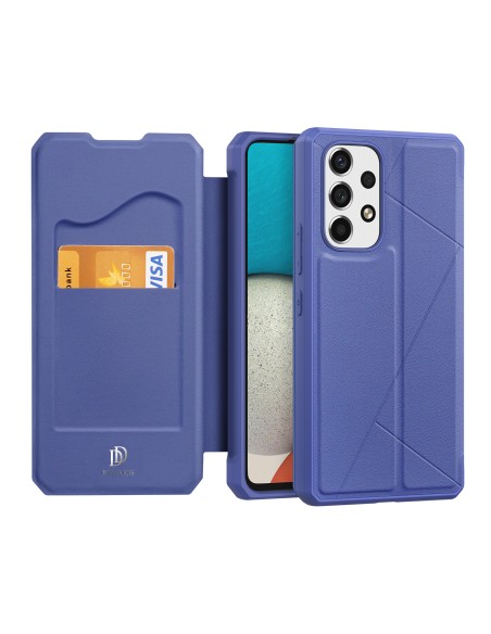 DUX DUCIS Skin X dėklo dėklo dangtelis su atvartu, skirtas Samsung Galaxy A73 mėlynas DUX DUCIS Skin X dėklo dėklo dangtelis su atvartu, skirtas Samsung Galaxy A73 mėlynas