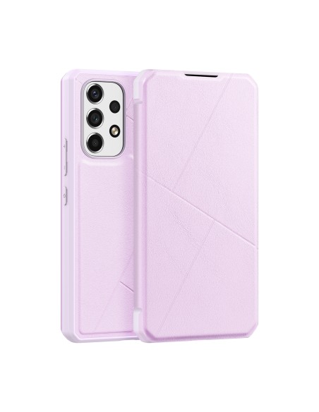 DUX DUCIS Skin X dėklo dėklo dėklas su atvartu, skirtas Samsung Galaxy A73 rožinės spalvos