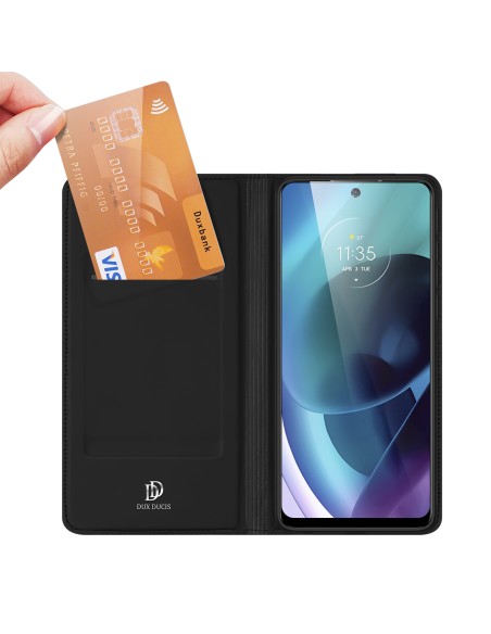 Dux Ducis Skin Pro Dėklas Flip Cover Motorola Moto G71 5G Black Dux Ducis Skin Pro Dėklas Flip Cover Motorola Moto G71 5G Black