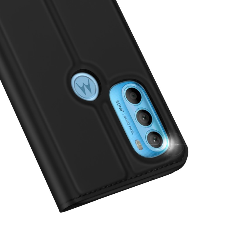 Dux Ducis Skin Pro Dėklas Flip Cover Motorola Moto G71 5G Black