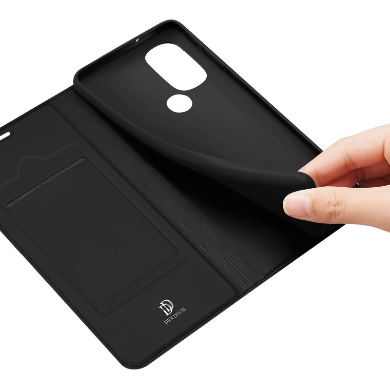 Dux Ducis Skin Pro Dėklas Flip Cover Motorola Moto G71 5G Black