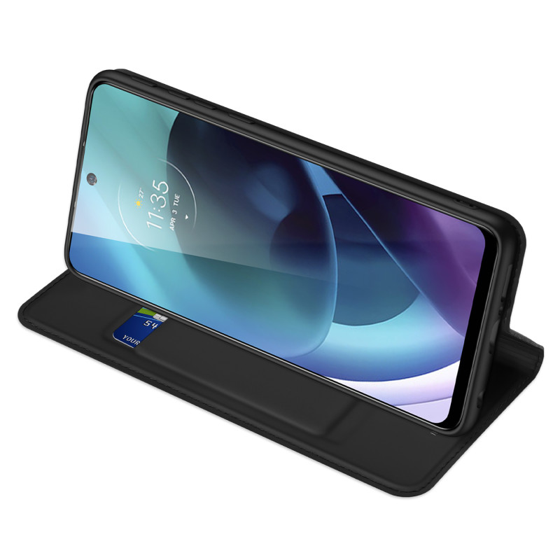 Dux Ducis Skin Pro Dėklas Flip Cover Motorola Moto G71 5G Black
