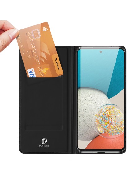Dux Ducis Skin Pro dėklo dėklo dangtelis su atvartu Samsung Galaxy A73 juodas Dux Ducis Skin Pro dėklo dėklo dangtelis su atvartu Samsung Galaxy A73 juodas