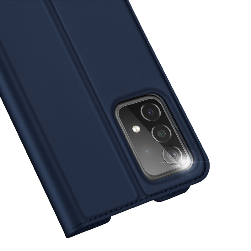 Dux Ducis Skin Pro dėklas su atvartu, skirtas Samsung Galaxy A73 mėlynas