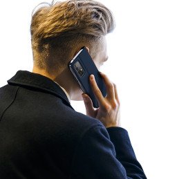 Dux Ducis Skin Pro dėklas su atvartu, skirtas Samsung Galaxy A73 mėlynas