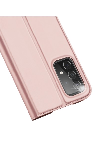 Dux Ducis Skin Pro dėklas su atvartu, skirtas Samsung Galaxy A73 rožinės spalvos Dux Ducis Skin Pro dėklas su atvartu, skirtas Samsung Galaxy A73 rožinės spalvos