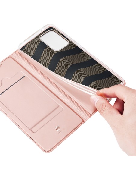 Dux Ducis Skin Pro dėklas su atvartu, skirtas Samsung Galaxy A73 rožinės spalvos Dux Ducis Skin Pro dėklas su atvartu, skirtas Samsung Galaxy A73 rožinės spalvos