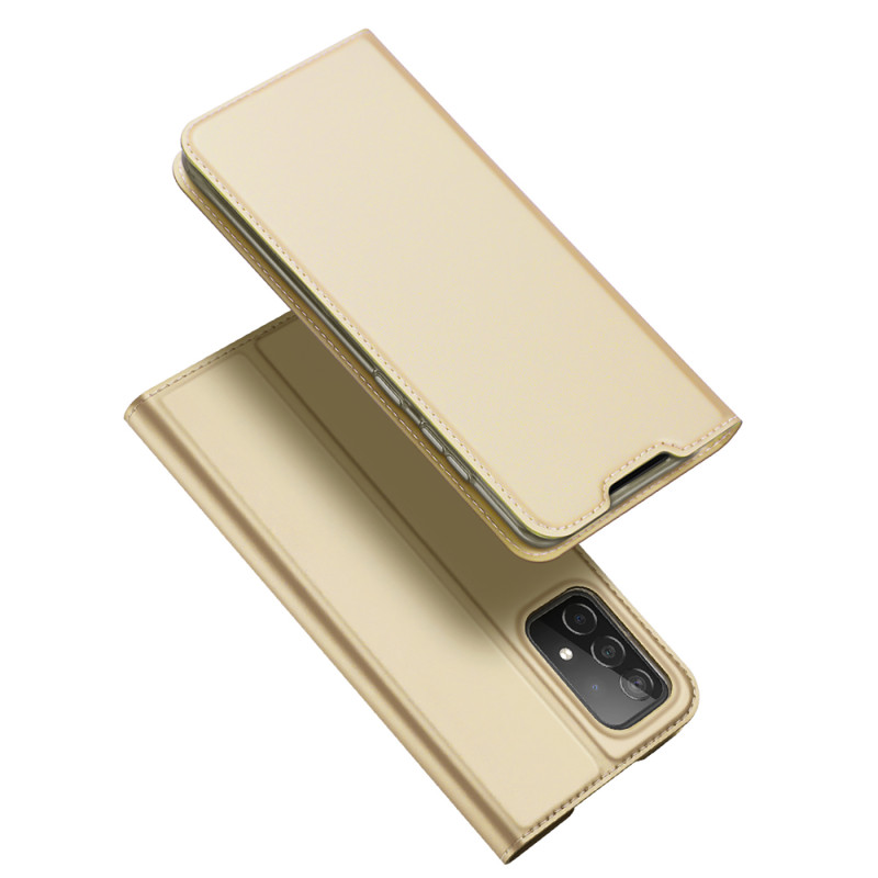 Dux Ducis Skin Pro dėklo dėklo dangtelis su atvartu, skirtas Samsung Galaxy A73 auksui Dux Ducis Skin Pro dėklo dėklo dangtelis su atvartu, skirtas Samsung Galaxy A73 auksui