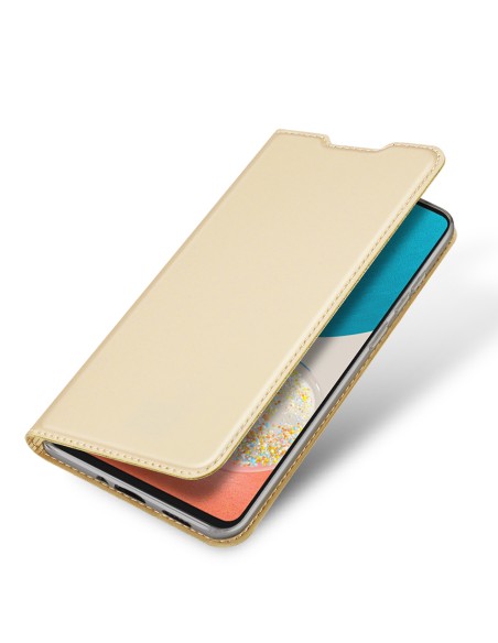 Dux Ducis Skin Pro dėklo dėklo dangtelis su atvartu, skirtas Samsung Galaxy A73 auksui Dux Ducis Skin Pro dėklo dėklo dangtelis su atvartu, skirtas Samsung Galaxy A73 auksui
