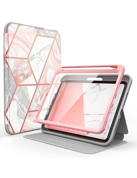 Supcase Cosmo dėklas iPad mini 6 2021 - rožinis marmuras Supcase Cosmo dėklas iPad mini 6 2021 - rožinis marmuras