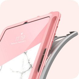Supcase Cosmo dėklas iPad mini 6 2021 - rožinis marmuras