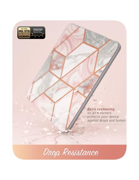 Supcase Cosmo dėklas iPad mini 6 2021 - rožinis marmuras Supcase Cosmo dėklas iPad mini 6 2021 - rožinis marmuras