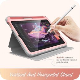 Supcase Cosmo dėklas iPad mini 6 2021 - rožinis marmuras