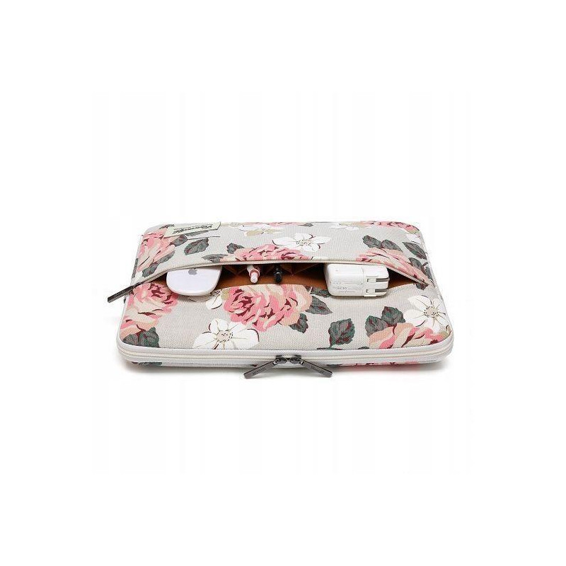 Canvaslife Sleeve 13-14" nešiojamam kompiuteriui - balta ir rožinė