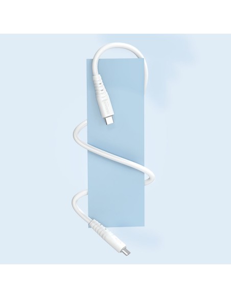 Dudao TGL3C USB-C – USB-C PD laidas 100W 6A 1m – baltas Dudao TGL3C USB-C – USB-C PD laidas 100W 6A 1m – baltas