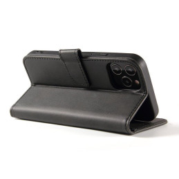 Magnetinis dėklas Elegantiškas dėklo dangtelis su apvertimo ir stovo funkcija OnePlus Nord N20 5G Black