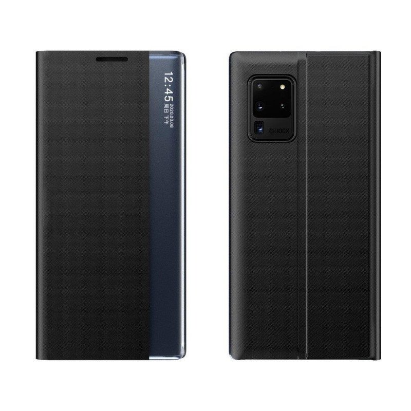 Naujas Sleep Case dangtelis su atvartu ir stovo funkcija, skirta Samsung Galaxy A73 black Naujas Sleep Case dangtelis su atvartu ir stovo funkcija, skirta Samsung Galaxy A73 black