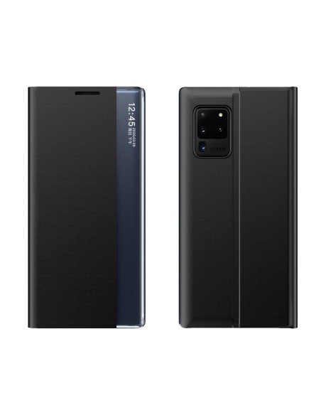 Naujas Sleep Case dangtelis su atvartu ir stovo funkcija, skirta Samsung Galaxy A73 black Naujas Sleep Case dangtelis su atvartu ir stovo funkcija, skirta Samsung Galaxy A73 black