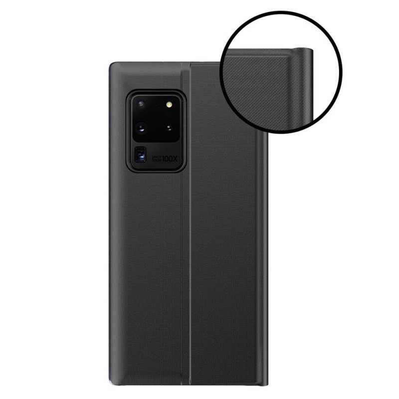 Naujas Sleep Case dangtelis su atvartu ir stovo funkcija, skirta Samsung Galaxy A73 black