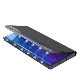 Naujas Sleep Case dangtelis su atvartu ir stovo funkcija, skirta Samsung Galaxy A73 black