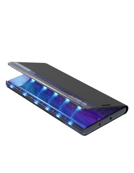 Naujas Sleep Case dangtelis su atvartu ir stovo funkcija, skirta Samsung Galaxy A33 5G black