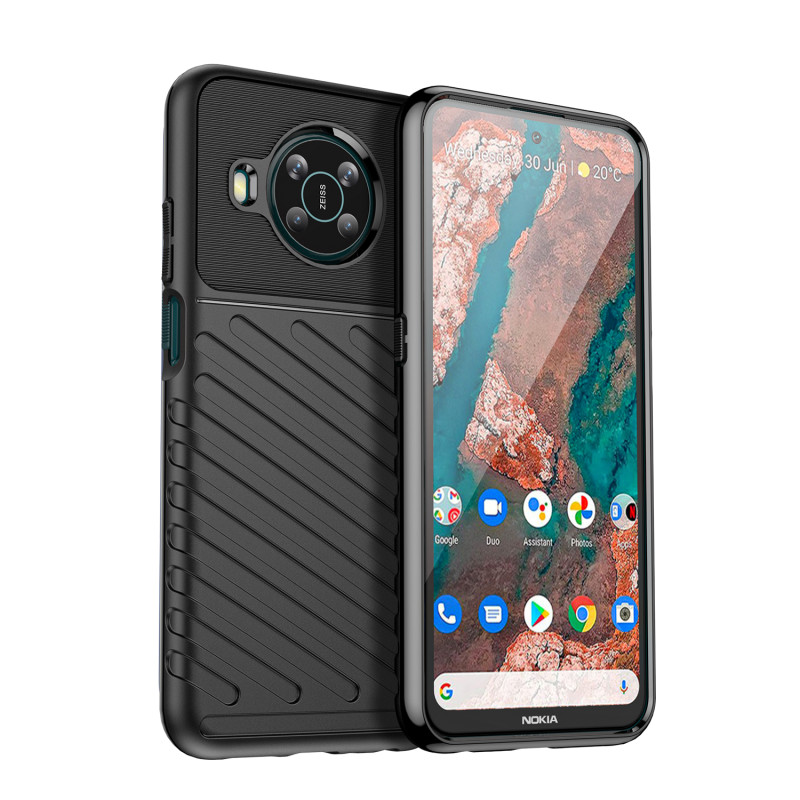 Thunder Case lankstus šarvuotas dangtelis Nokia X100 juodas Thunder Case lankstus šarvuotas dangtelis Nokia X100 juodas