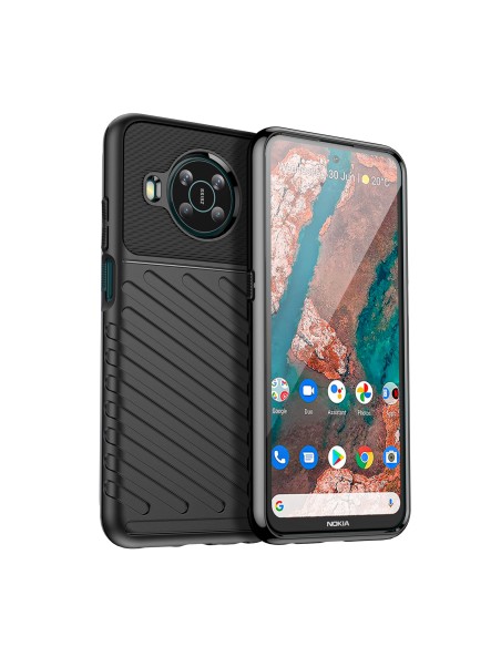 Thunder Case lankstus šarvuotas dangtelis Nokia X100 juodas