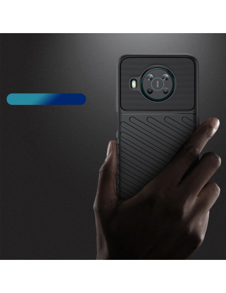 Thunder Case lankstus šarvuotas dangtelis Nokia X100 juodas