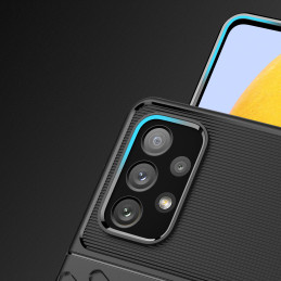Thunder Case lankstus šarvuotas dėklas Samsung Galaxy A73 juodas