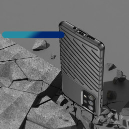 Thunder Case lankstus šarvuotas dėklas Samsung Galaxy A73 juodas