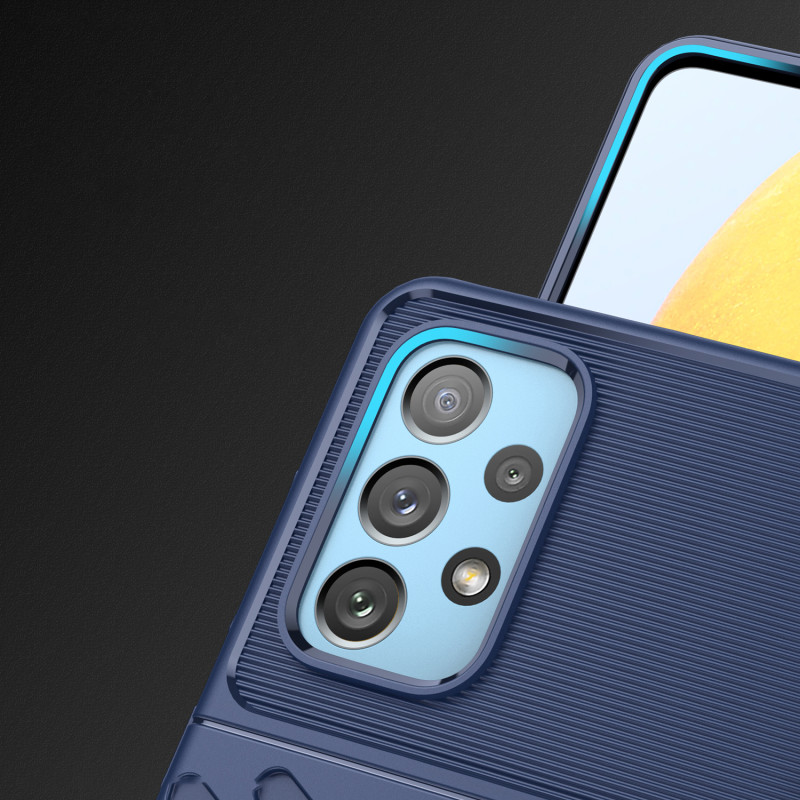 Thunder Case lankstus šarvuotas dėklas, skirtas Samsung Galaxy A73 mėlynas