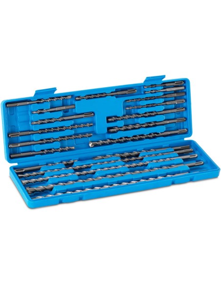 Betono kaltinių grąžtų rinkinys SDS PLUS sk. 5-20mm - 20 vnt. Betono kaltinių grąžtų rinkinys SDS PLUS sk. 5-20mm - 20 vnt.