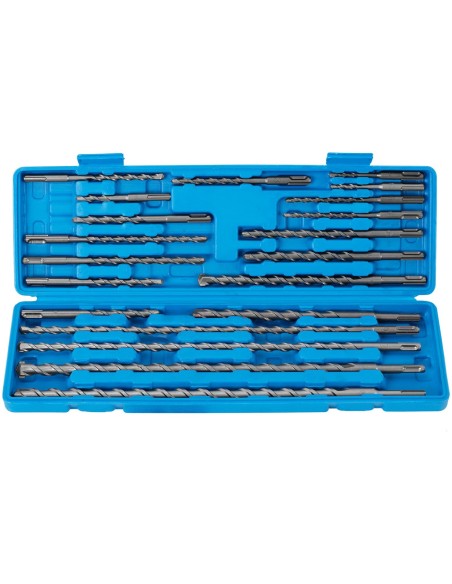 Betono kaltinių grąžtų rinkinys SDS PLUS sk. 5-20mm - 20 vnt. Betono kaltinių grąžtų rinkinys SDS PLUS sk. 5-20mm - 20 vnt.