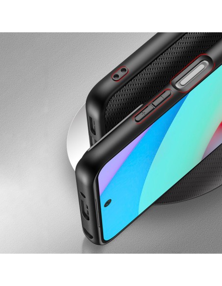 Dux Ducis Fino dėklas, dangtelis padengtas nailono medžiaga, Xiaomi Redmi 10 mėlynas Dux Ducis Fino dėklas, dangtelis padengtas nailono medžiaga, Xiaomi Redmi 10 mėlynas