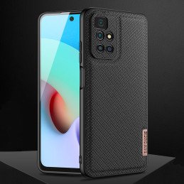 Dux Ducis Fino dėklo dangtelis padengtas nailono medžiaga Xiaomi Redmi 10 green