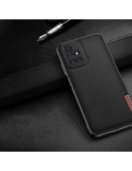 Dux Ducis Fino dėklo dangtelis padengtas nailono medžiaga Xiaomi Redmi 10 green Dux Ducis Fino dėklo dangtelis padengtas nailono medžiaga Xiaomi Redmi 10 green