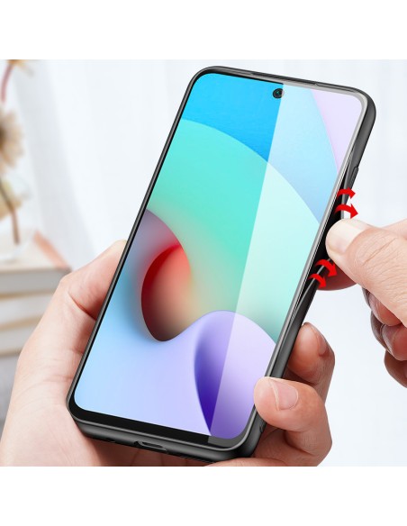 Dux Ducis Fino dėklo dangtelis padengtas nailono medžiaga Xiaomi Redmi 10 green Dux Ducis Fino dėklo dangtelis padengtas nailono medžiaga Xiaomi Redmi 10 green