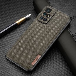 Dux Ducis Fino dėklo dangtelis padengtas nailono medžiaga Xiaomi Redmi 10 green