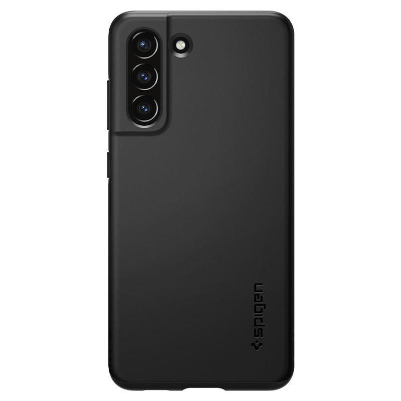 Spigen Thin Fit dėklas, skirtas Samsung Galaxy S21 FE - juodas