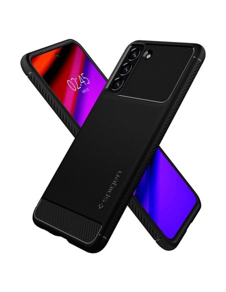 Spigen Rugged Armor dėklas, skirtas Samsung Galaxy S21 FE - matinė juoda Spigen Rugged Armor dėklas, skirtas Samsung Galaxy S21 FE - matinė juoda
