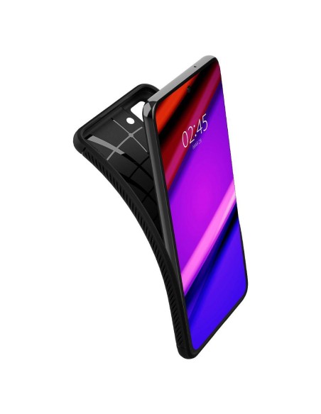 Spigen Rugged Armor dėklas, skirtas Samsung Galaxy S21 FE - matinė juoda Spigen Rugged Armor dėklas, skirtas Samsung Galaxy S21 FE - matinė juoda